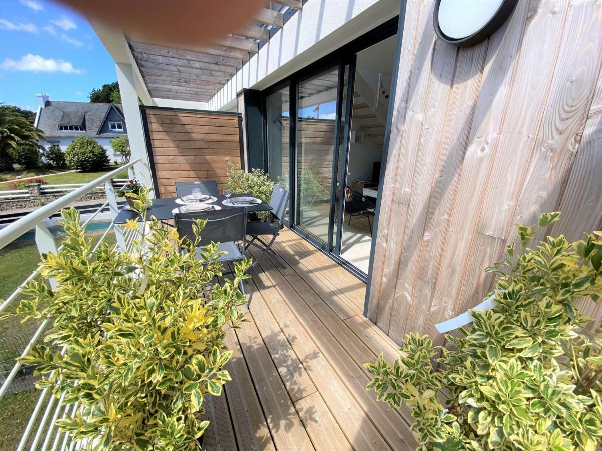 Duplex Lumineux A Benodet: Plage Et Thalasso A Pied, Terrasse, Parking Et Abri Velo Inclus - Fr-1-481-117 ภายนอก รูปภาพ