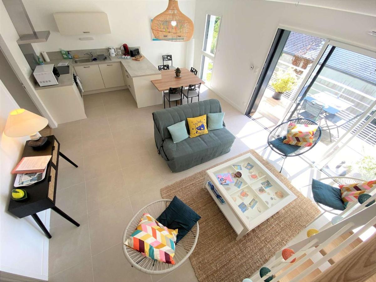 Duplex Lumineux A Benodet: Plage Et Thalasso A Pied, Terrasse, Parking Et Abri Velo Inclus - Fr-1-481-117 ภายนอก รูปภาพ