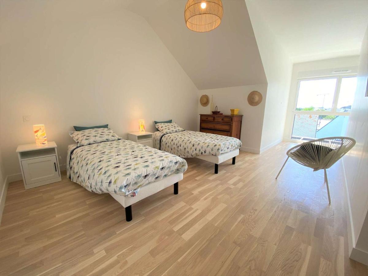 Duplex Lumineux A Benodet: Plage Et Thalasso A Pied, Terrasse, Parking Et Abri Velo Inclus - Fr-1-481-117 ภายนอก รูปภาพ