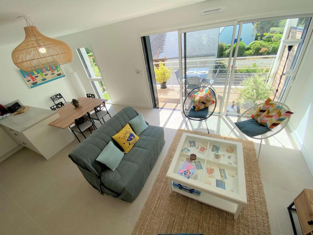 Duplex Lumineux A Benodet: Plage Et Thalasso A Pied, Terrasse, Parking Et Abri Velo Inclus - Fr-1-481-117 ภายนอก รูปภาพ